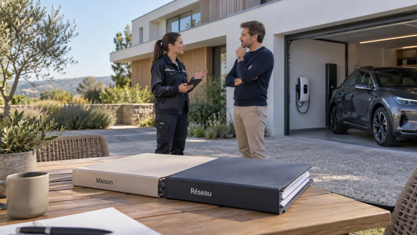Étude des conditions d’une recharge bidirectionnelle pour la maison ou le réseau.