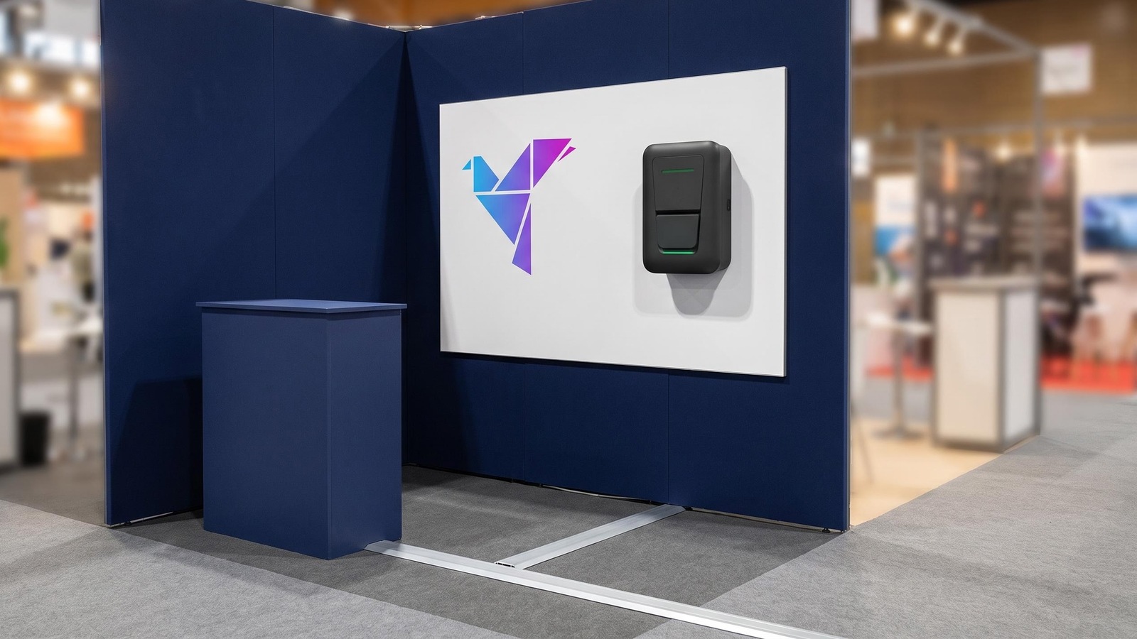 Stand Volticom sur un salon professionnel